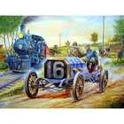 SPONSORED Special Shaped Diamond Painting DIY 5D Partial Drill Cross Stitch Kits Crystal Farm train framed wall art