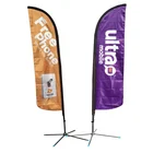 Outdoor Custom Flags And Banners Advertising Beach Flag Feather Flag