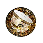 Bone China Coffee Cup Ceramic Tea Cup Saucer Spoon In Set Creative Porcelain espresso Cup