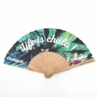 Wood Wooden Fan Good Quality Paper Wooden Hand Fan For Different Theme