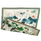 Wholesale plain scarf double side printing silk scarf silk scarf for women