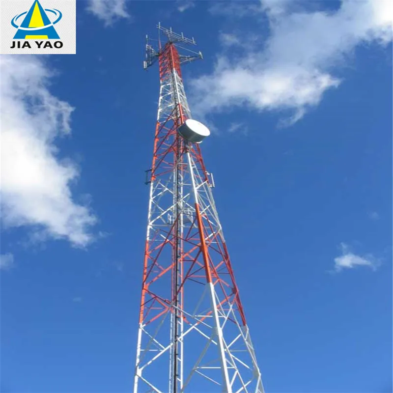 Precio de fábrica Gsm mástil 3G 45M de Radio Fm móvil soporte utilizado Wifi 4G torre de antena proveedor