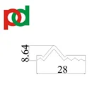Peru Aluminum Profiles To Make Windows And Doors High Quality