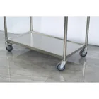 Car Hotel 4-wheel Platform 2-story Stainless Steel Dining Car