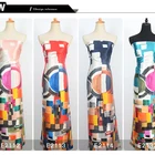 crepe silk satin abstract exclusive floral printed digital by the yard charmeuse pure satin silk fabric