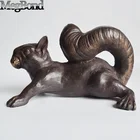 wholesale unique antique squirrel metal figurines for garden