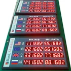 Electronic currency exchange rate display board Bank interest rate display board