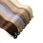 Free Sample Neitsi Wholesale High Quality Cuticle Aligned Hair Best Keratin Pre Bonded Flat/U Tip hair/I Tip Human Hair 10pcs