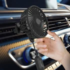Hot Sale Portable Mini Air Cooler Fan For Car Interior Car USB Air Conditioning Fan