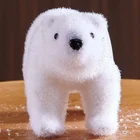 2020 New design christmas decoration Holiday party gift crafts White FOAM bear