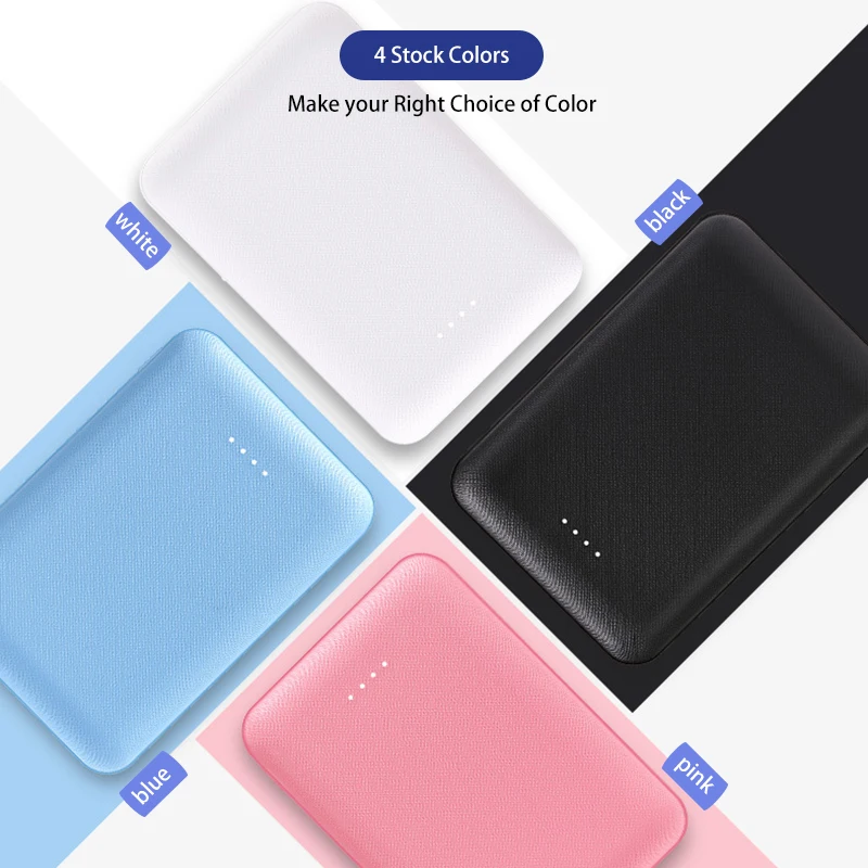 2020 Trending Product Mini Power Bank , 5000Mah Power bank Universal Ultra thin Powerbank - ANKUX.COM