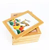 DIY Projects Unfinished Solid Crafting Wooden Picture Frames for 4x6 Inch Photos Set of 10