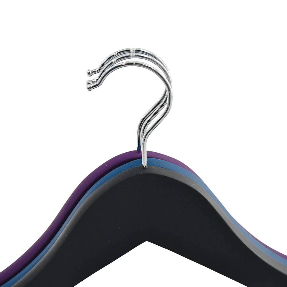 High Quality Hot Sale wholesale hangers wood with rubber