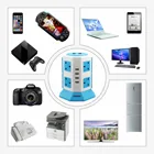 Tower Usb Power UK Multi Layer Vertical Tower Socket USB Port Outlet Charger Power Strip Protector