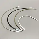 Custom metal underwear memory titanium nylon coated underwire carbon steel stainless bra steel wire