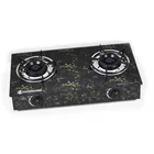 Wholesale indian style gas range indoor portable triple 2 burner tempered glass gas cookers stove price