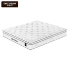 New style polyfiber padding OEM hostel double memory foam mattress bed