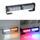 Red blue led warning strobe working light bars for Police car