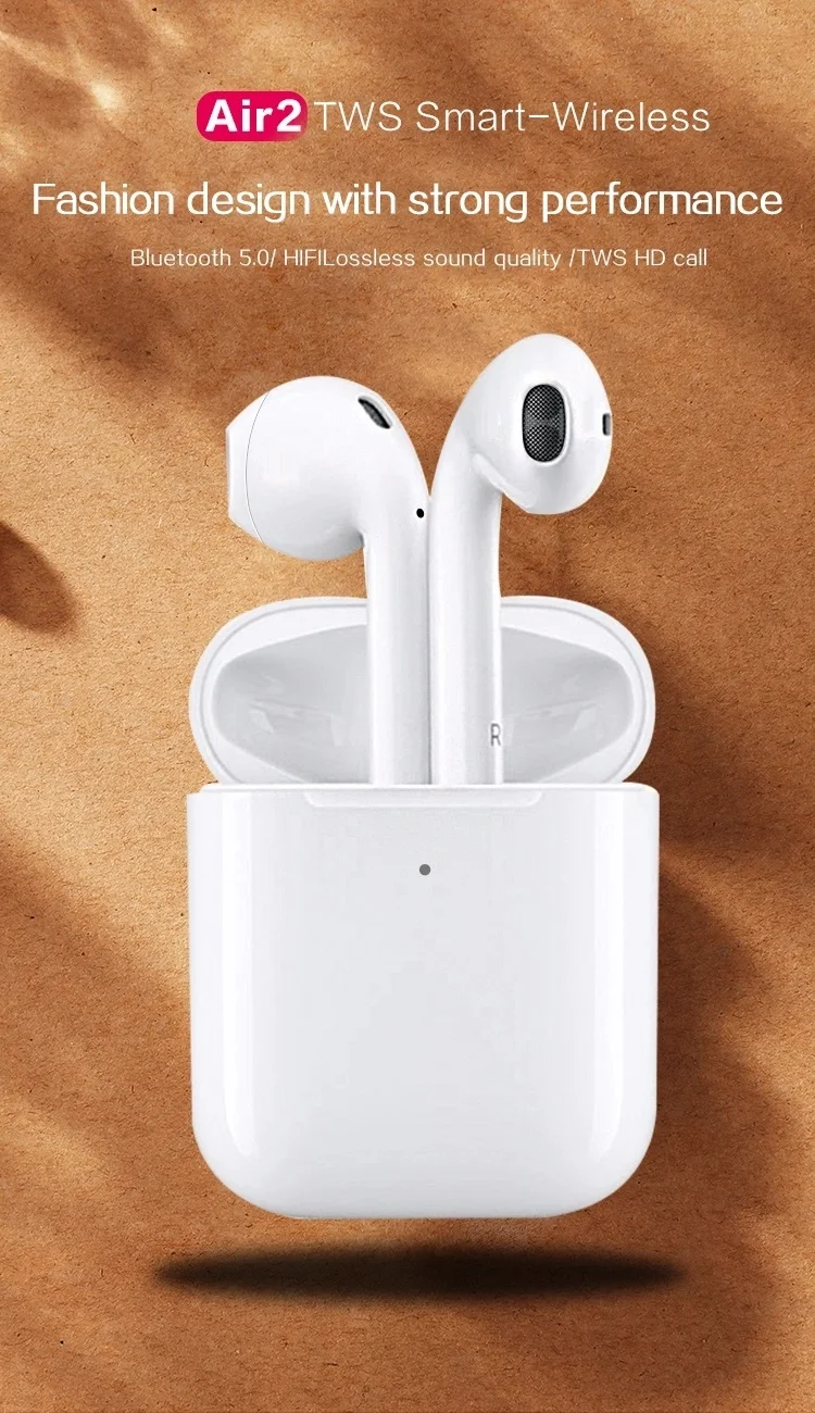 Factory wholesale 1:1 true wireless earbuds 5.0 tws wireless earphone i7s i12 for Airpod 2 Bluetooth headphone - ANKUX.COM