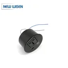 Aluminum alloy desktop media outlet round table universal power socket with cover