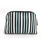 High Quality Custom Mini Cosmetic Makeup Bag Stand Up PU Leather Pouch Zipper