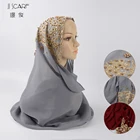 Top selling wholesale fashion new design mesh chiffon women hijab scarf