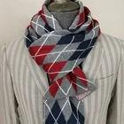 2019 100% Acrylic Yarn Dyed Jacquard Knitted Winter Women Scarf