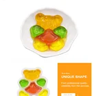 Candied Fruit 35g Bear Design Candy Gummy Jelly Fruity With 4 Colors