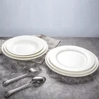 Modern Nordic 10.5" Round Stackable Tableware Restaurant Ceramic Side Plate Dinner Plate