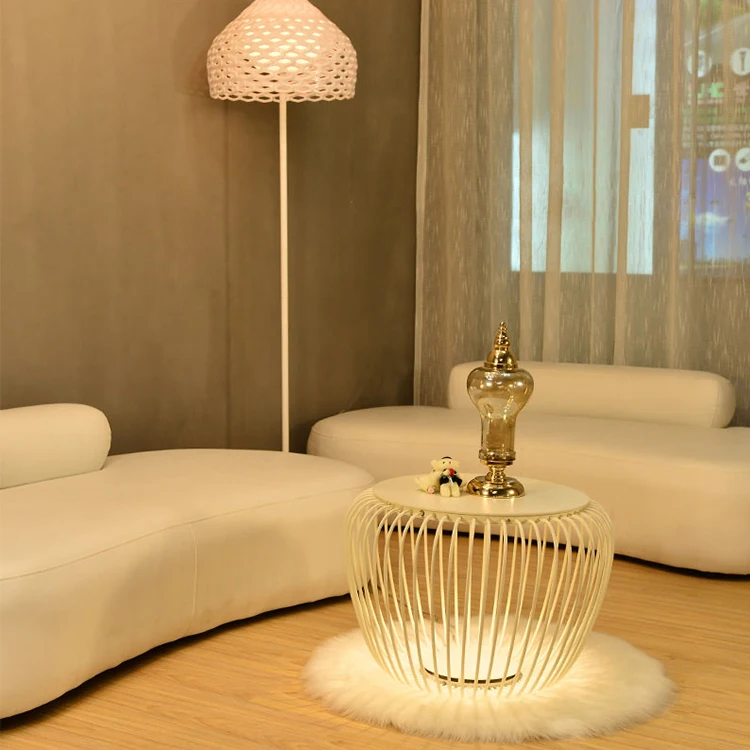 Decorative modern iron table lamp led tea table light side table light led light floor for hotel bedroom living room