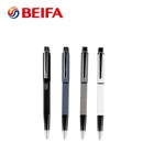 KB951209 Promotional ball pen Smooth Writing OEM Engraved Rectangular Shape Ballpoint Pen With Clip