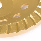 High Quality 180mm Diamond Turbo Segment Concrete Floor Abrasive Stone Cup Wheel Grinding Disc