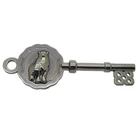 custom ornamental skeleton antique metal key