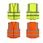 Black Vest Sales Vest Wholesale Mens Reflective Safety Black Vest
