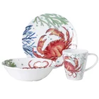 Wholesale Amazon Hot Sale Durable Nordic Melamine Dinner Dishes Set Dinnerware, Plastic Plates Sets Dinnerware Logo