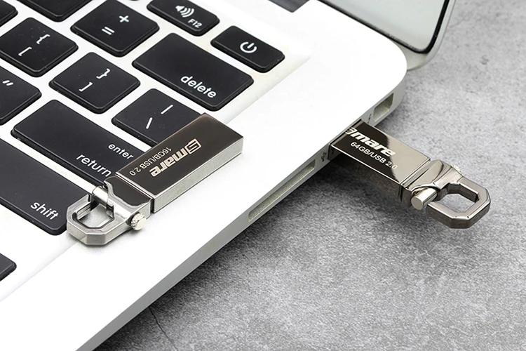 Smare C8 USB 2.0 Flash Drives 64GB Metal Memorias Pendrive 16GB 32GB Memory Sticks Pen Drive 128GB Custom Logo USB Stick