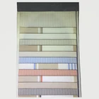 Striped Printed polyester linen plain weave sofa fabric
