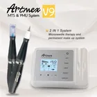2020 Artmex V9 PMU MTS tattoo pen Rotary digital Permanent Makeup Micro needles Microneedling Microblading Pen