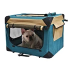 Steel Petstar Outdoor Portable Removable Pet Carrier Collapsible Steel Frame Travel Cat Dog Crate