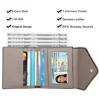 2020 Luxury Original Design RFID Blocking Genuine Leather Money Women Small Wallets Coin Purse
