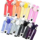 Suspenders Adjustable Braces Kid Belt Children Suspenders Dot Kids Polyester Y-Back Braces Adjustable Elastic