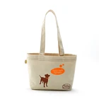 Eco-friendly customize logo printed recycled 12oz organic canvas tote beach cotton bag