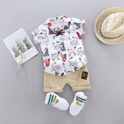 Wholesale yiwu children's clothes 2 year boys summer clothes baby boy clothing boy buttonT- shirt