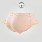 Female underwear no trace summer thin breathable lace waist large size panty triangle panties