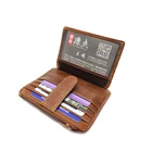 Card Purse Card Blocking Rfid Rfid Blocking Credit Card Holder Coin Pocket Purse Genuine Leather Cardholder