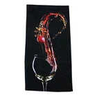 100% cotton digital reactive printing face towel
