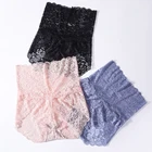 TuKIIE Elegant Beauty Soft Seamless Cotton Hollow Transparent Underwear High Waist XXL Sexy Woman Lace Panties Lingerie