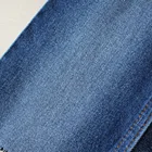 Fashion women twill recycled textile denim fabric wholesale
