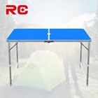 Square Table Camping Table Long Square Picnic Backyard Garden Camping Aluminium Folding Table Portable