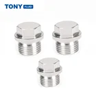 Npt Plug Male Pipe Plug High Pressure Stainless Steel Male NPT Thread Hex Plug SS304 SS316 Pipe Plug
